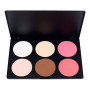 Палитра контурных румян Coastal Scents 6 Contour Blush Palette